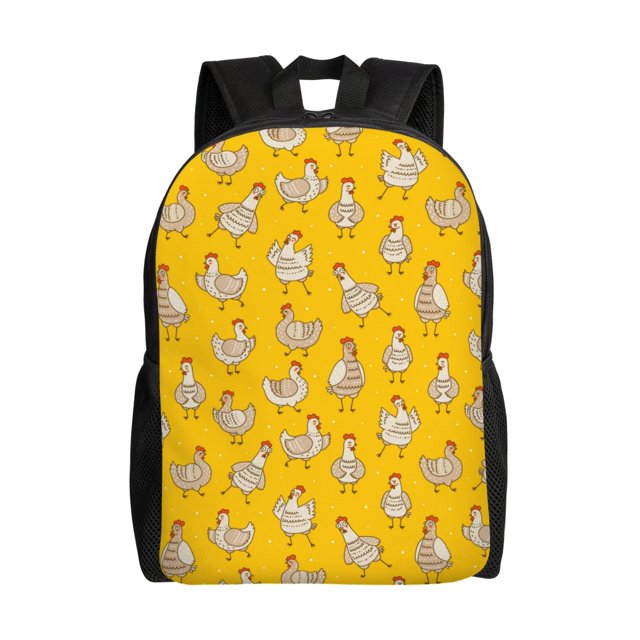 Balery Funny Chicken Mochila - Mochila Estilosa y Duradera para Laptop de 15 Pulgadas con Tela Oxford Impermeable