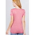 thumbnail image 4 of Short Sleeve Scoop Neck Top With Pocket M, 4 of 83