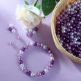 thumbnail image 4 of Naler 500Pcs Art Pearls,6mm Acrylic Pearl Beads Charms for Art Craft Decorations Jewellery Making DIY, 4 Colors (Purple Series),Women, 4 of 7