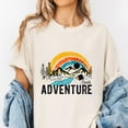 thumbnail image 2 of Seek Adventure T-Shirt - Camping Hiking Nature Lover Shirt Mountain and Rainbow Tee Ideal Travel Gift, 2 of 7