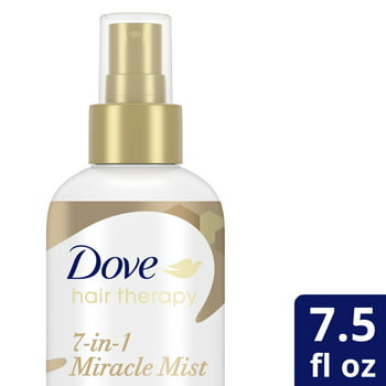 Dove Hair Therapy 7-in-1 Hairspray Miracle Mist +  C Leave-in Spray for Damaged Hair, 7.5 oz