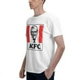 thumbnail image 5 of Kfc Logo Men'S Basic Short Sleeve T-Shirt Vogue White 5x-Large, 5 of 8