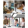 thumbnail image 3 of EppieBasic Led Desk Lamp, Architect Desk Lamps for Home Office, 12W Dimmable & 6 Color Modes Extra Bright Modern Table lamp with Base, Auto Dimming Overhead Desk Lighting for Workbench Studio Monitor, 3 of 7