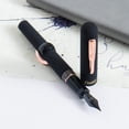 thumbnail image 4 of Conklin Mark Twain Crescent Filler Superblack Rose Gold Fountain Pen, 4 of 9
