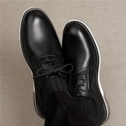 Bruno Marc Men's Plain Toe Oxford Shoes Business Formal Derby Dress Sneakers Wide Width