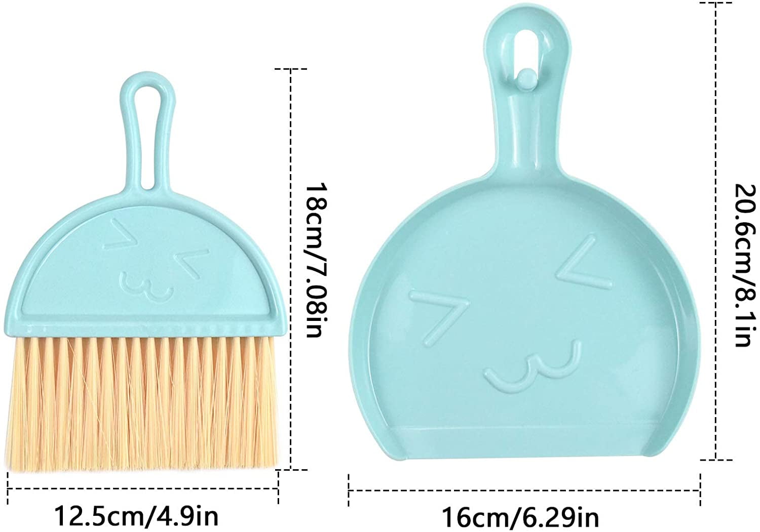 Mini Dustpan, and Squeegee Small Hand Broom Counter Brush Cleaning Set –  BriteNway