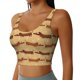 thumbnail image 2 of Balery Dachshund Dog Puppy Sujetadores deportivos con espalda cruzada para mujer, acolchados, sin costuras, de alto impacto, ideales para yoga, gimnasio, entrenamiento y fitness.-Medium, 2 of 8