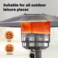 thumbnail image 4 of Afterglow 48,000 BTU Terrafab Base Patio Heater, Internal Gas Tank, Light Gray, 4 of 9