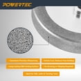 thumbnail image 3 of POWERTEC CBN Grinding Wheel 8 Inch 80 Grit, 1-1/2" Wide, 5/8" Arbor – 4-in-1 CBN Sharpening Wheel with 1/4" Radius Edge and Side Face for Bench Grinder (15707N), 3 of 7