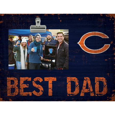 Chicago Bears 8'' x 10.5'' Best Dad Clip Frame - No (Best Breast Size Photos)
