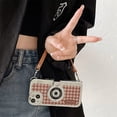 thumbnail image 2 of Funda de lujo 3D con pata de gallo y muñequera para iPhone, modelos compatibles 11, 12, 13 Pro Max, 14 Pro zhangyuxiang LED, 2 of 2