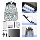 thumbnail image 4 of Easygdp Vintage Blue Floral Mochila Casual para Portátil, Mochila para Escuela, Viajes, Negocios, 4 of 6