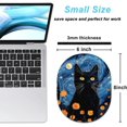 thumbnail image 2 of TRAHOO-Small Mouse Pad 6 x 8 Inch, Takes up Wrist and Mouse Space, Waterproof Compact Mini Mouse Mat for Laptop Computer Wireless Mouse Keyboard Home Office Travel,Starry Sky Cat, 2 of 4