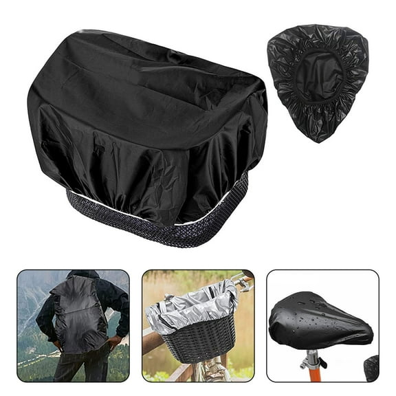 Waterproof Bike Basket Liner Rainproof Cover Fits For Most Bicycle Baskets Bike Measures Approximately 45 X 35 X 25 Cm