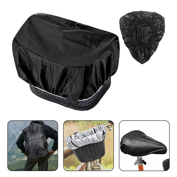 BAMILL Waterproof Bike Basket Liner Rainproof Cover Fits for Most