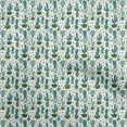 thumbnail image 1 of oneOone Cotton Poplin Teal Green Fabric Cactus Diy Clothing Quilting Fabric Print Fabric By Yard 56 Inch Wide, 1 of 5
