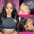 thumbnail image 2 of 13x4 Lace Front Wigs Human Hair Pre Plucked Body Wave Lace Front Wig Human Hair Wigs for Black Women Brazilian Virgin Frontal Wigs Human Hair With Baby Hair 150% Density, 2 of 8