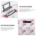 thumbnail image 5 of Daiia Red Squirrel And Blue Rabbit Luggage Cover, Thickened Washable Travel Luggage Covers, Elastic Unique Baggage Covers for 18-20 inch Luggage-Medium, 5 of 9