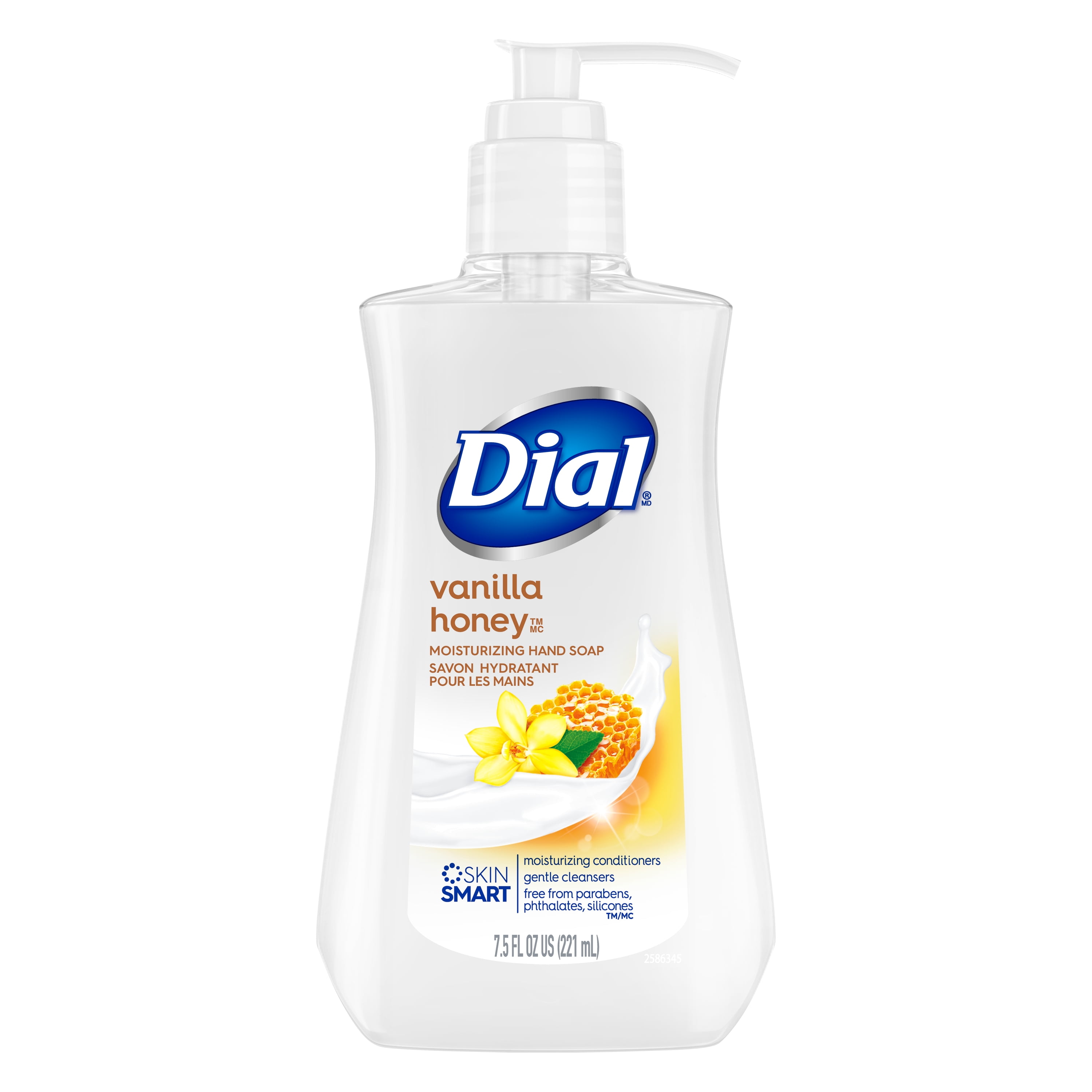 Dial Liquid Hand Soap, Vanilla Honey, 7.5 fl oz