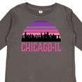 thumbnail image 4 of Inktastic Chicago Gifts Souvenirs for Kids Girls Long Sleeve Toddler T-Shirt, 4 of 5