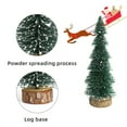 thumbnail image 6 of Cheapark Mini Snow-Stained Christmas Tree - Simulated Cedar Tower Design for Tabletop & Window, Festive Decor for Xmas Home Ambiance, 6 of 6