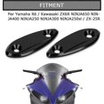 thumbnail image 2 of psler Motorcycle Rearview Mirror Bases compatible Yamaha R6 and compatible Kawasaki ZX6R ZX25R NINJA 650 400 250 300 250sl, Side Mirror Wind Wings Dec, 2 of 5