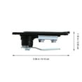 thumbnail image 2 of unbranded 2Ud Cerradura Eléctrica Para Gabinete Negro De Aleación De Zinc Seguro Para Puertas Y Muebles, 2 of 6