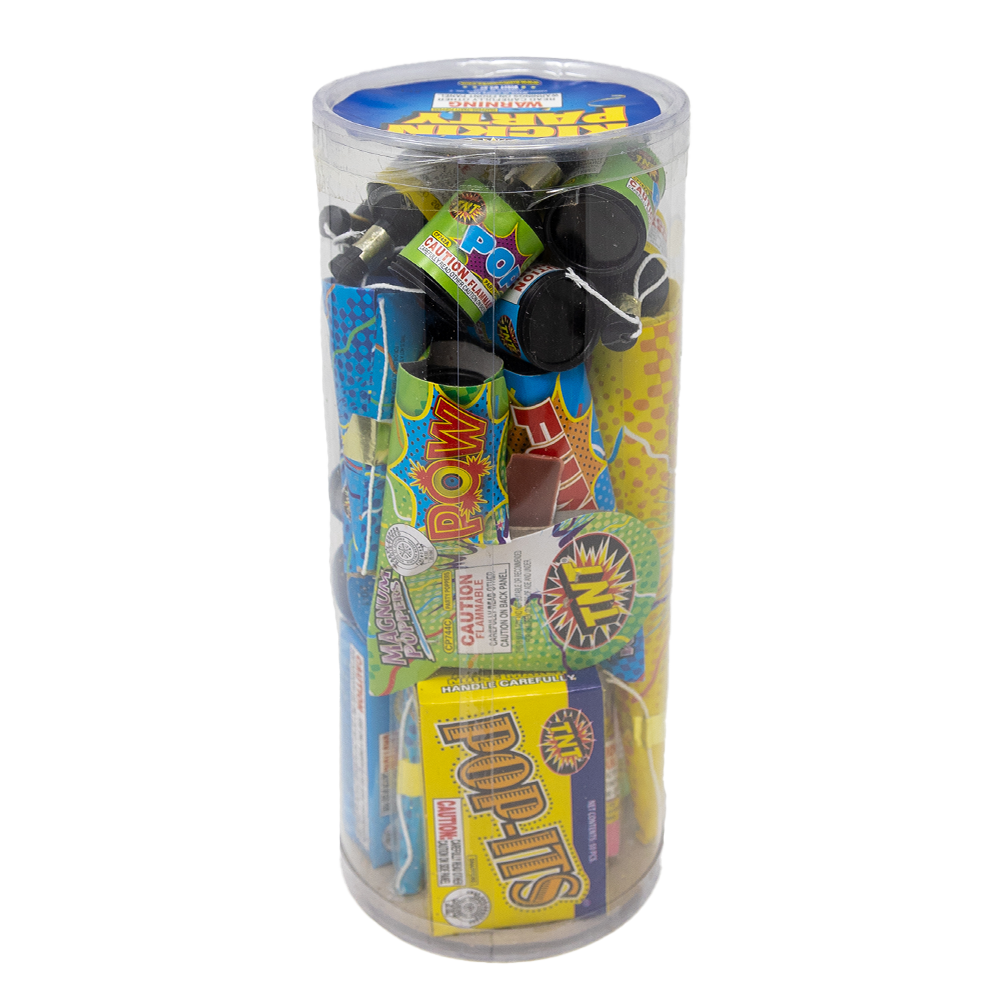 Kickin Party Tube, TNT Fireworks, Multicolor Party Poppers and Snaps, Any Occasion