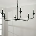 thumbnail image 7 of Capital Lighting 448961 Presley 6 Light 49" Wide Candle Style Chandelier - Nickel, 7 of 7