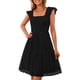 thumbnail image 1 of Vestido PRETTYGARDEN 2025 Mini de Tul sin Mangas Negro S, 1 of 8