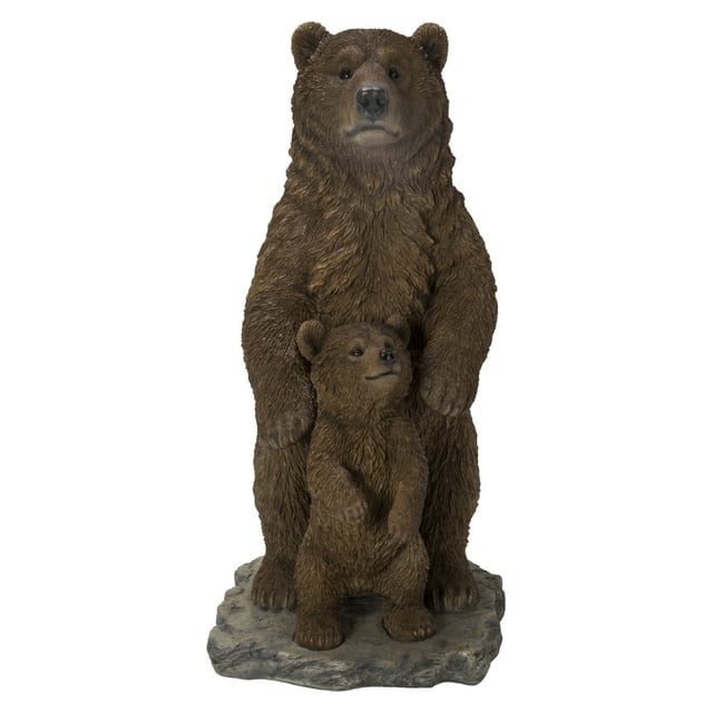 Ours Bruns Debout Mère & Bébé