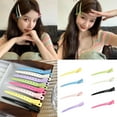 thumbnail image 2 of COOLHOOD 8pcs Professional Double Hinge Hair Clip For Women Bright Color Simple And Stylish For Salon Or Home, 2 of 3