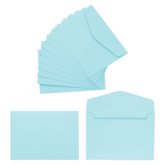 120Pcs Gift Cards Envelopes, Mini Envelopes for Business Mailing, Light Blue