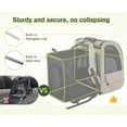 thumbnail image 4 of Mochila transportadora de mascotas Pecute ampliable para mascotas pequeñas, 4 of 9