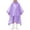 F283-Purple, variant on hengsof Fashion Outdoor Thick Waterproof Kids Rain Ponchos - 3-14Y, Hood & Sleeves, Park Essentials