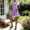 Purple, variant on RYDCOT Women's Faux Linen Short Overalls Solid Color Casual Summer Bib Shortalls with Pockets Purple