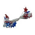 thumbnail image 3 of Yhmxh Red White Blue Star String Lights, Patriotic 4th of July LED Fairy Lights, Waterproof American Flag Star Lights for Independence Day, Memorial Day, Outdoor Patio, Porch, Party Decorations, 3 of 6