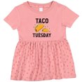 thumbnail image 3 of Inktastic Taco Tuesday Girls Baby Dress, 3 of 5
