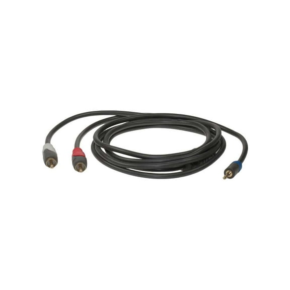 SF Cable 2m 3.5mm Male  to 2 RCA Male Cable