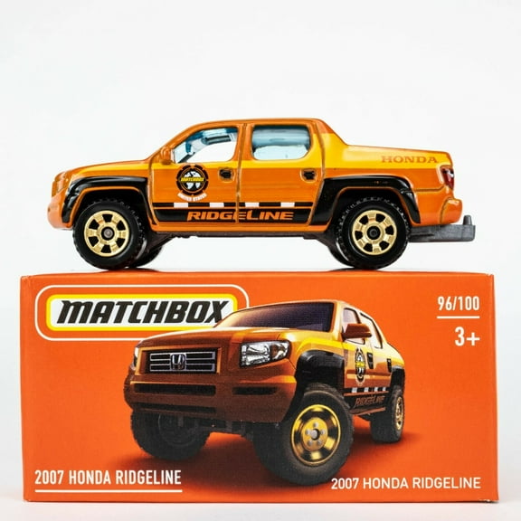 Matchbox Power Grabs #96/100,  2007 Honda Ridgeline ORANGE METALLIC