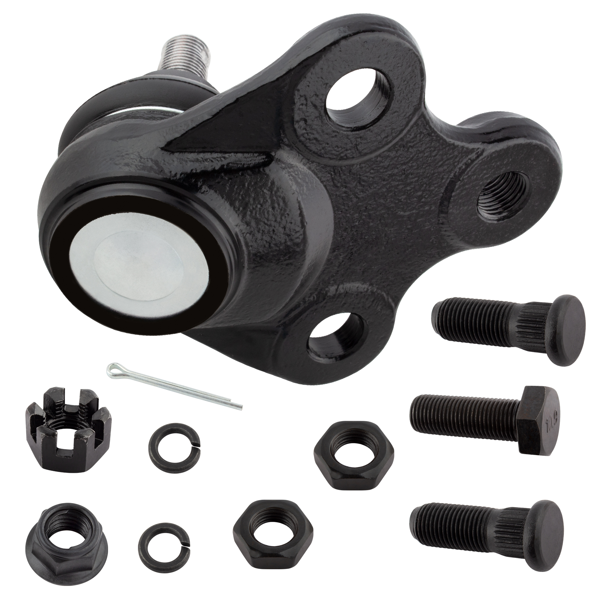 BOXI 10pcs Front & Rear Sway Bar Links + Inner & Outer Tie Rods+