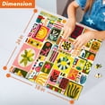 thumbnail image 2 of Paper Collage Pink Sky Puzzle 500 Piece Cylinder Tube Gift Jigsaw Puzzle, 2 of 8