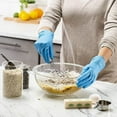 thumbnail image 4 of GUSTO Vinyl Nitrile Gloves - Latex Free Plastic Gloves, Powder Free Disposable Gloves for Cleaning & Cooking, XL 100-pack, 4 of 6