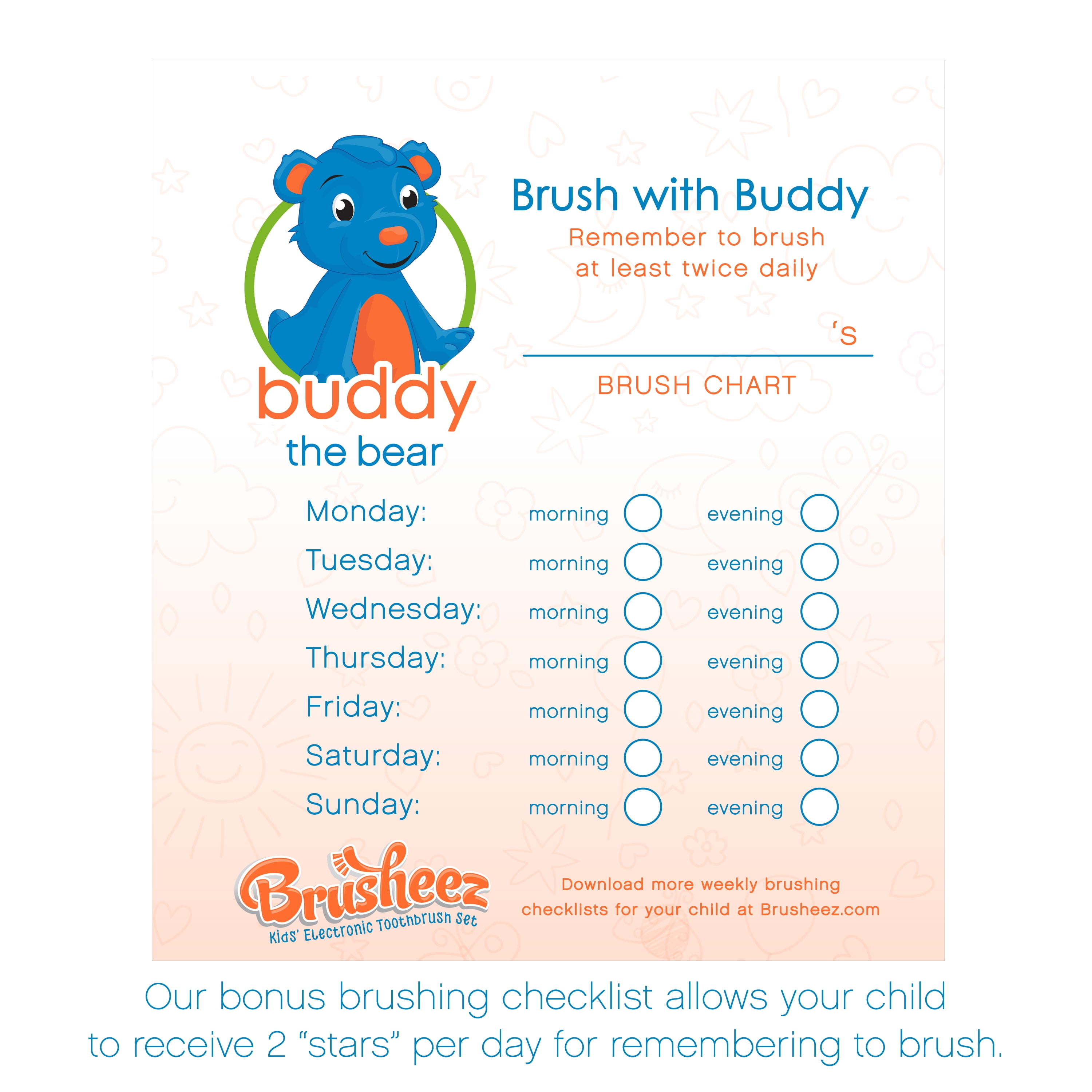 brusheez s toothbrush set