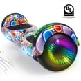 thumbnail image 1 of CBD 6.5" Two-Wheel Self Balancing Hoverboard with Bluetooth and LED Lights, Multicolor, 1 of 6