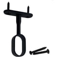 thumbnail image 1 of Desunia Oval Closet Rod Middle Support - Black - 1 Pack, 1 of 3