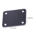 thumbnail image 2 of AURARMLET 2 Sets Neck Reinforcement Plate Metal Gold for Electric Bass, 2 of 8