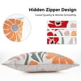 thumbnail image 3 of MEHOOM Hand Embroidered Throw Pillow Covers 18x18 Set of 2, Orange Boho Decorative Pillows Covers, Floral Decor Throw Pillow Covers, 3 of 9