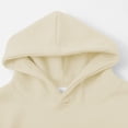 thumbnail image 4 of UACY Kids Cotton Hoodies Soft Warm Fleece Pullover Hoodie with Pockets Long Sleeve Cute Boys Girls Sweatshirts Clothes (Beige, 15-16 Years), 4 of 7