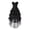 Black, variant on Women party Steampunk Bustier Corset with Tulle Skirt White XL